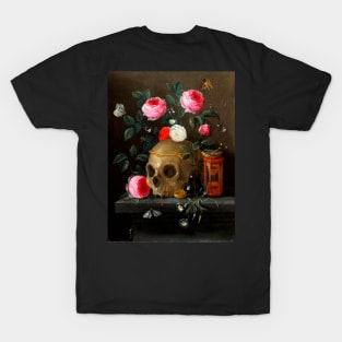 Vanitas Still Life,1665 by Jan Van Kessel The Elder. T-Shirt